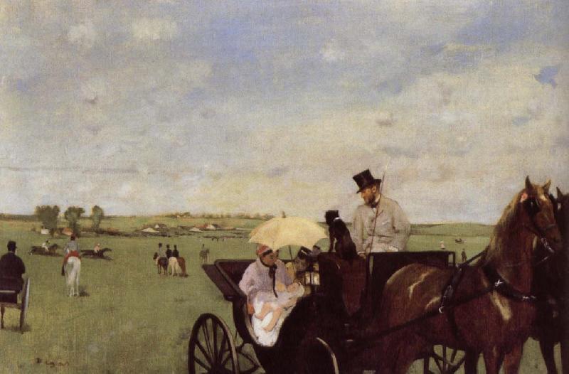 Edgar Degas A Carriage at the Races China oil painting art